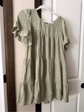 off shoulder green maxi dress Baltic Born Womens Sonoma Off Shoulder Maxi Dress | Green Multi main image 1